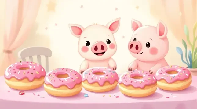 甜甜圈派对 儿童影像 甜甜圈派对 封面