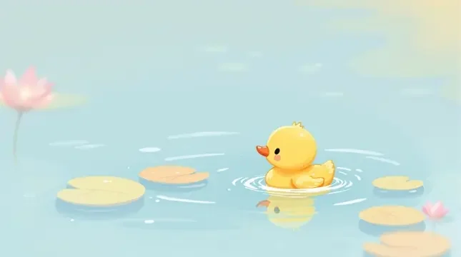 小鸭子的游泳课 儿童影像 小鸭子的游泳课 封面